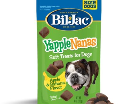 Bil-Jac Yapplenanas Soft Dog Treats Apple Banana 4oz. (Case of 10) For Discount