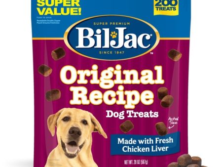 Bil-Jac Original Recipe Dog Treats Chicken Liver 20oz. (Case of 6) Hot on Sale