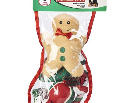 Spot Holiday Dog Stocking 1ea MD, 4Pc Sale