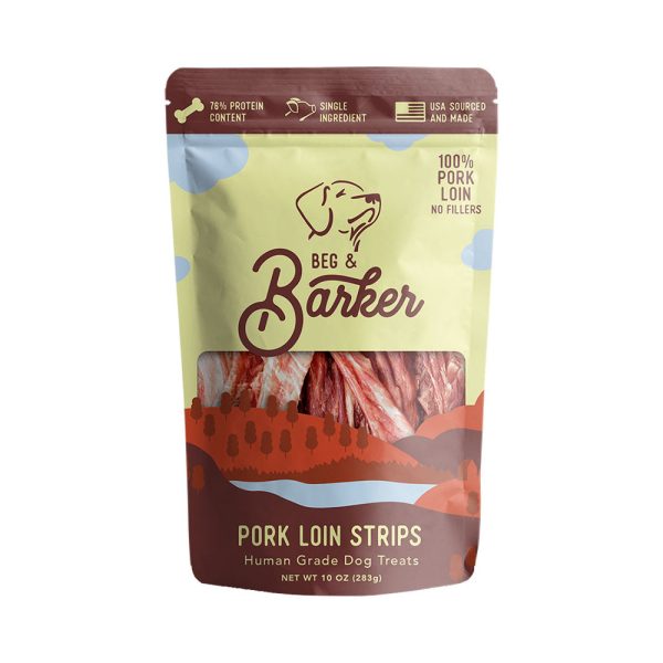 Beg & Barker Pork Loin Strip Dog Treats 1ea 10 oz For Sale