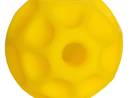 Starmark Treat Dispensing Tetraflex Dog Toy Yellow 1ea MD For Cheap