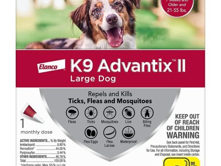 Advantage Ii Single Dose Large Dog Red For Sale