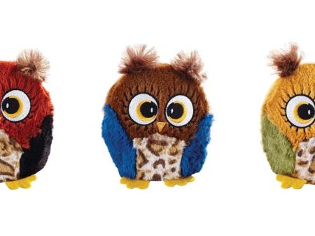 Spot Hoots Owl Plush Dog Toy Assorted 1ea 3 in Sale