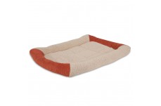 Aspen Self Warming Bolster Dog Mat Barn Red, Cream 1ea 20.5 in X 14 in Supply