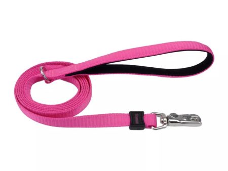 Inspire Dog Leash Pink 1in. x 6ft. Medium Large Sale