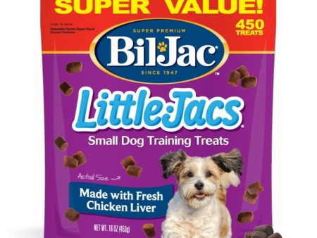 Bil-Jac Little Jacs Soft Training Dog Treats Chicken Liver 16oz. (Case of 6) Discount