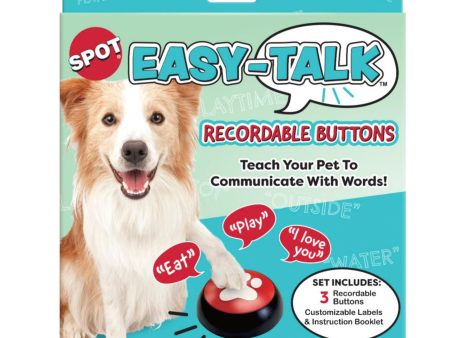 Spot Easy Talk Recordable Buttons 1ea One Size For Discount