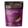 Andy & Audie Alternative Braid Chews For Dogs Chicken Medium-5 Count 5.9oz. Cheap