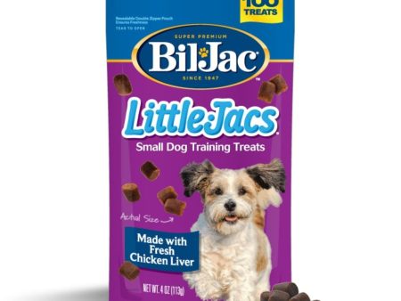 Bil-Jac Little Jacs Soft Training Dog Treats Chicken Liver 4oz. (Case of 10) Hot on Sale