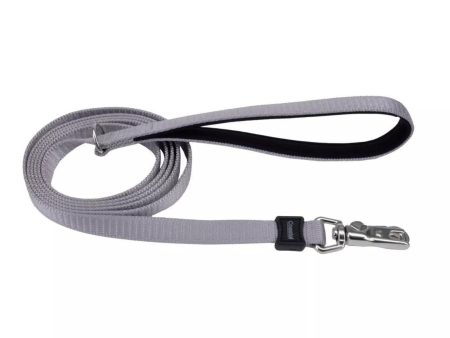 Inspire Dog Leash Gray 5 8in. x 6ft. Small Medium For Discount