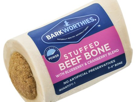 Barkworthies Dog Shin Bone Stuffed Bcn 3-4 Inch For Sale