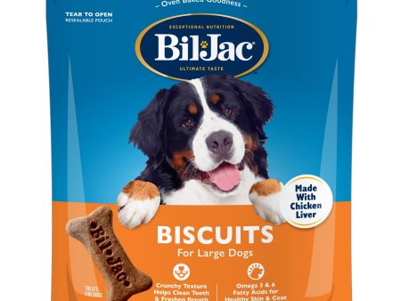 Bil-Jac Large Breed Dog Biscuits Chicken 26oz. (Case of 12) Fashion