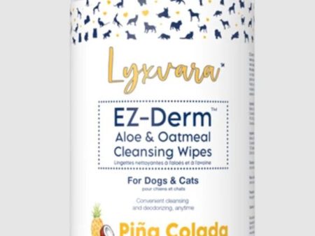 Lyxvara Dog easy Derm Wipes Pina Colada 70Ct Fashion