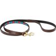 Weatherbeeta Hondenriem Polo Leer Beaufort Brown Emerald Roze Blauw on Sale