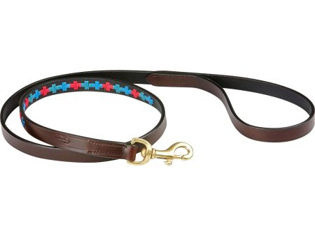 Weatherbeeta Hondenriem Polo Leer Beaufort Brown Emerald Roze Blauw on Sale