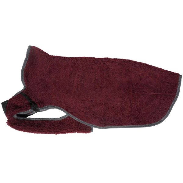 Weatherbeeta Hondendeken Comfitec Windbreaker Free Deluxe Maroon Grijs Wit Supply