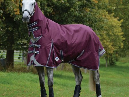 Weatherbeeta Winterdeken Comfitec Plus Dynamic II Combo Neck Medium Lite 100g Maroon Grijs Wit Supply