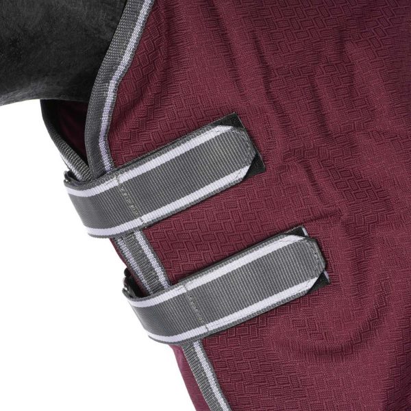 Weatherbeeta Winterdeken Comfitec Plus Dynamic II Detach-A-Neck Medium 220g Maroon Grijs Wit Sale