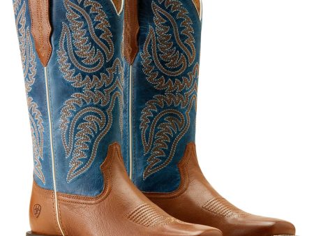 Ariat Westernlaars Cattle Caite Dames Bruin Blauw Sale